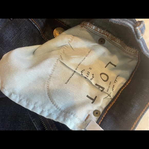 Loft Modern Straight Cuffed Jeans - Picture 7 of 16